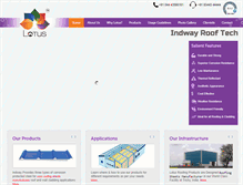 Tablet Screenshot of indwayrooftech.com